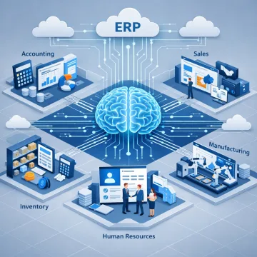 نظام ERP العقل المدبر لنجاح المؤسسات العصرية