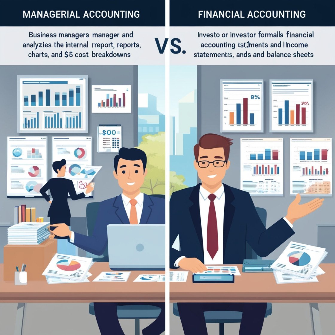 The Difference Between Management Accounting and Financial Accounting: An Academic Perspective