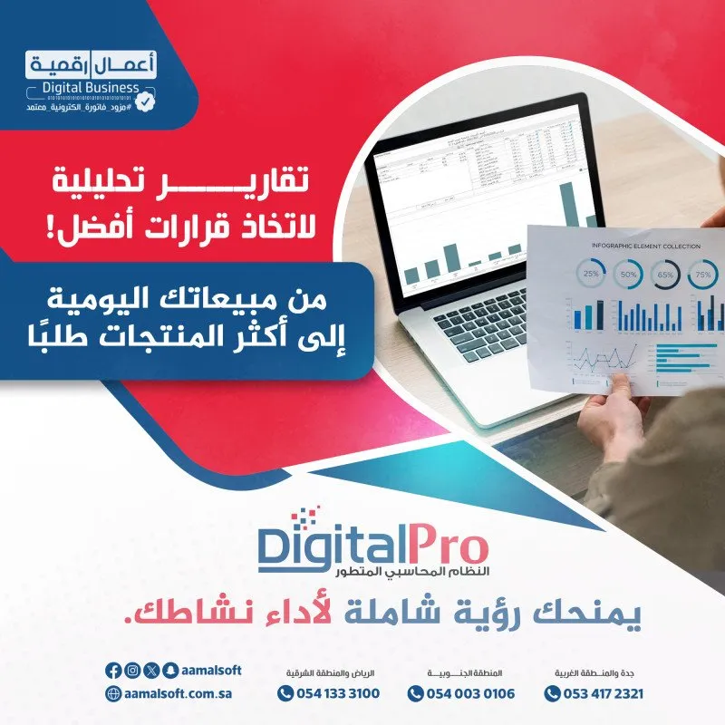 Digital Pro is the integrated accounting system - giving you a comprehensive view of your business performance.