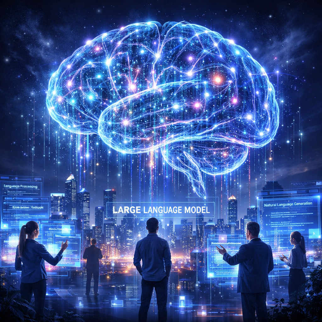 النماذج اللغوية الضخمة - الثورة التي غيرت وجه التكنولوجيا وكيف نفهمها ببساطة