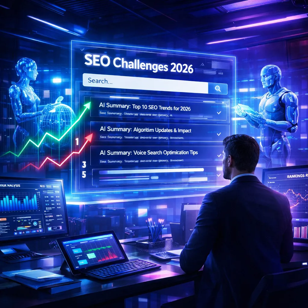 تحديات تحسين محركات البحث SEO في عام 2026.