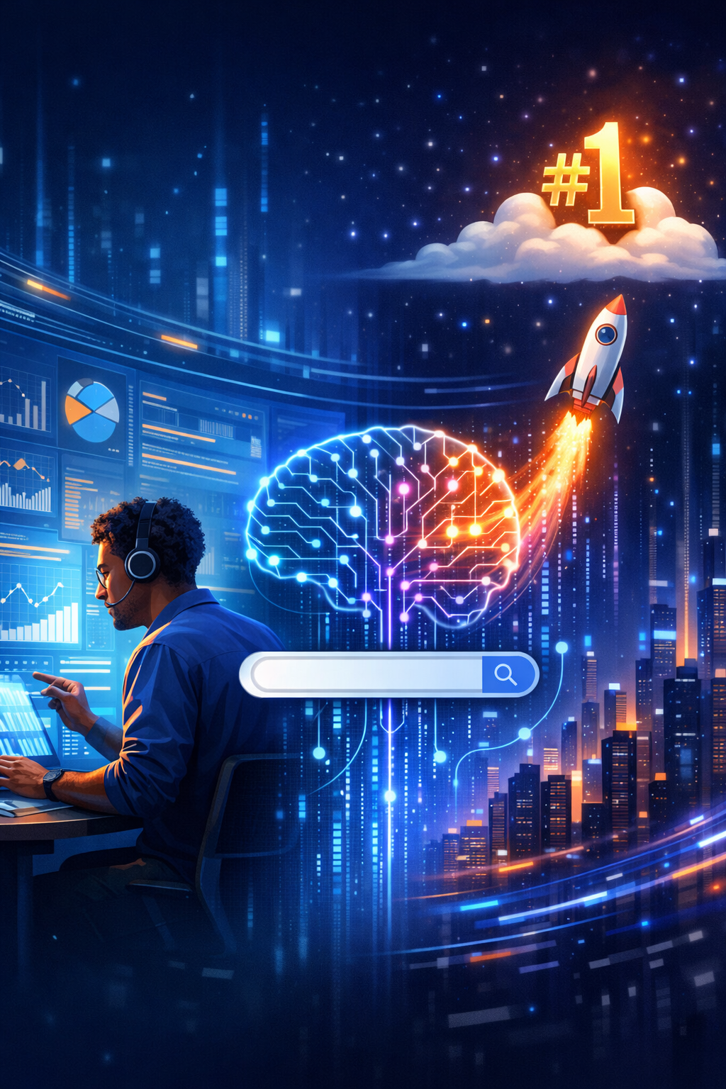 تحسين محركات البحث بالذكاء الاصطناعي