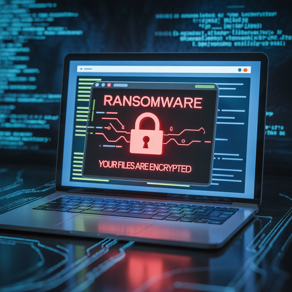 هجمات برمجيات الفدية Ransomware.